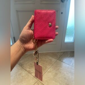 Juicy Couture Flap Wallet With Heart Charm. New with tag.